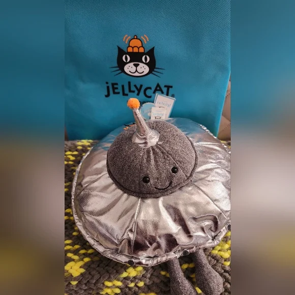 Jellycat Jellysaucer Qty 1 + Free Dust Bag - Picture 2 of 15